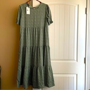 Pretty garden Floral Midi dress